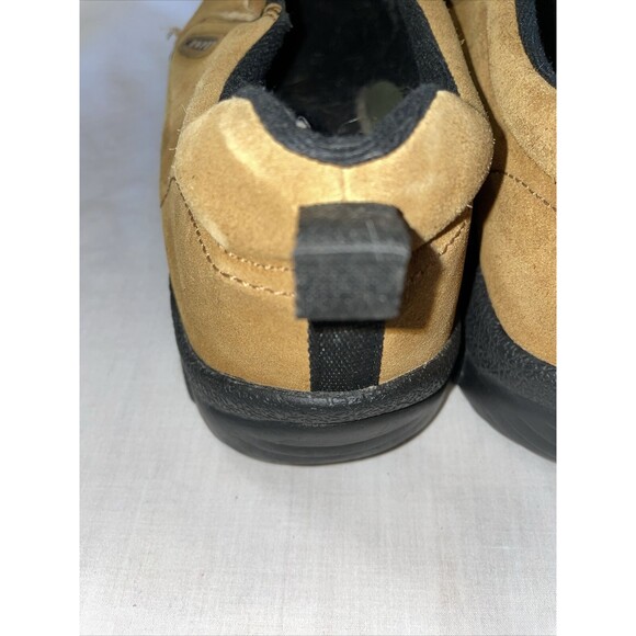 Roper Hiking Shoes Mens Size 13 M Tan Suede Leather Grip Sole Slip On